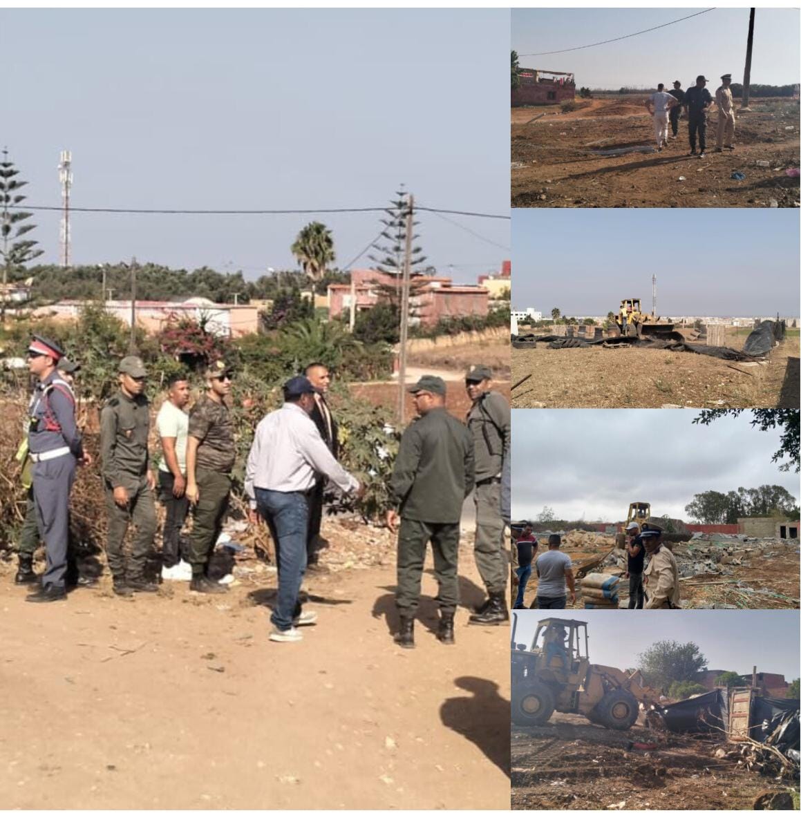 باشرت مصالح الملحقة الادارية التانية بالحي الصفا جماعة الشلالات المحمدية….حملة من 8 أكتوبر 2024،حملة واسعة طيلة الأسبوع، لتحرير الملك العمومي