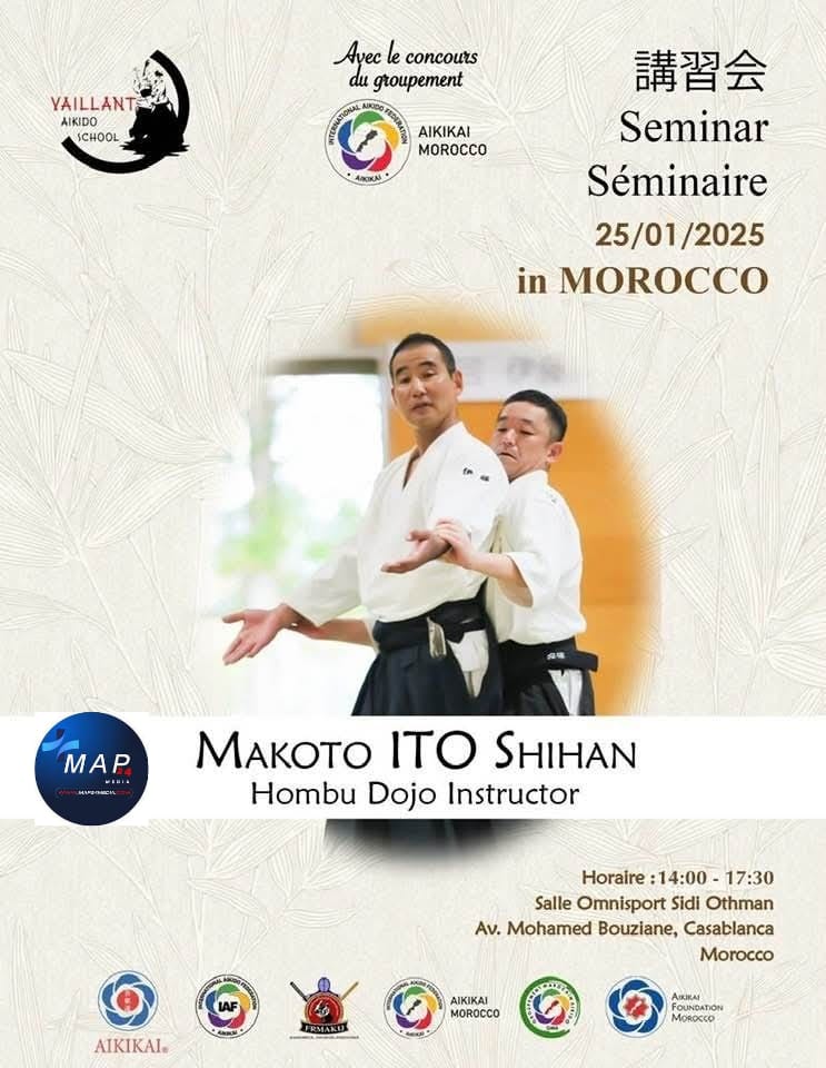 ماكوطو إيتو شيهان هو أحد كبار المدربين في رياضة الأيكيدو