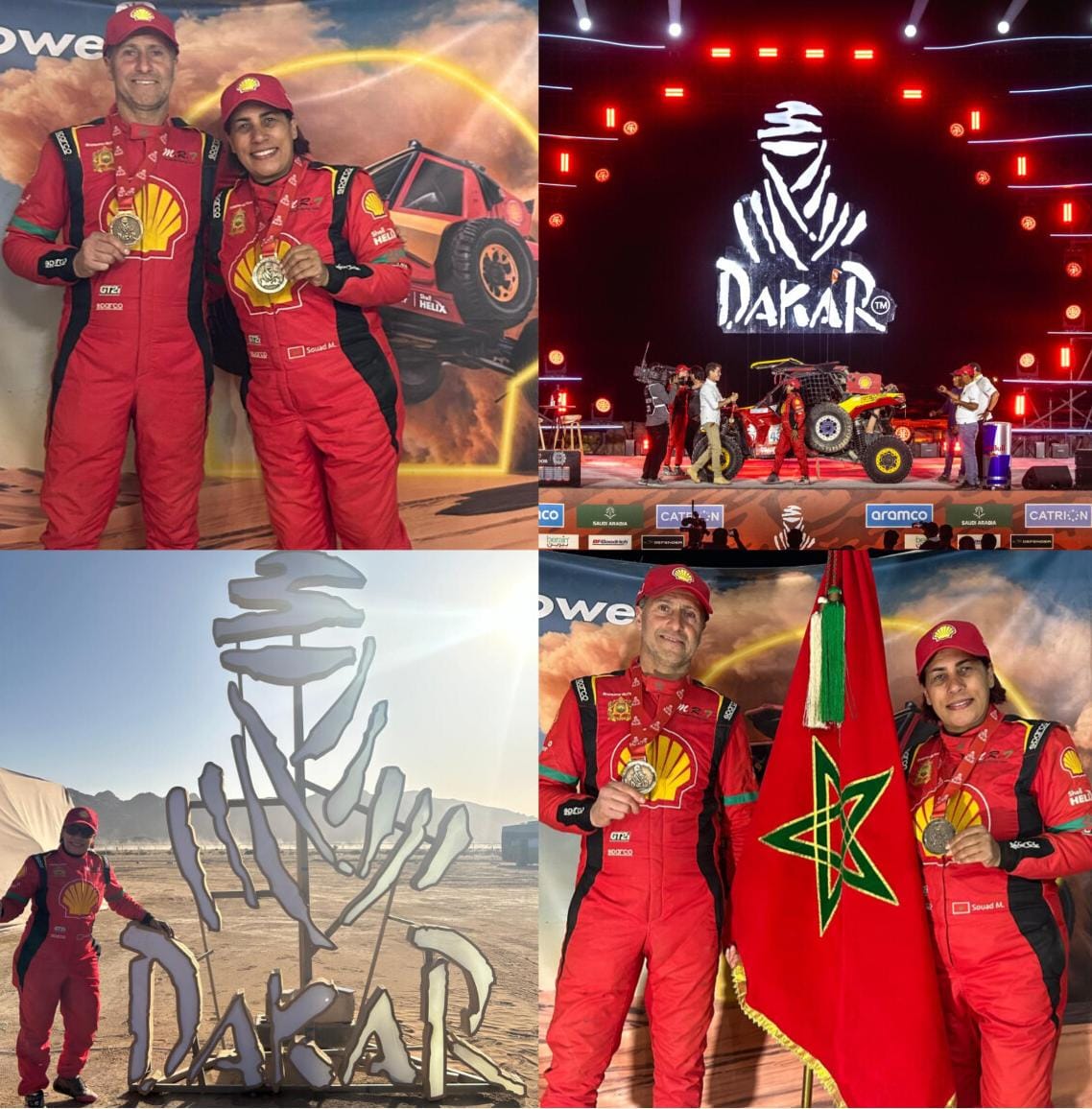 سعاد مقتدري المرأة المغربية التي لم تنسحب من سباق رالي داكار