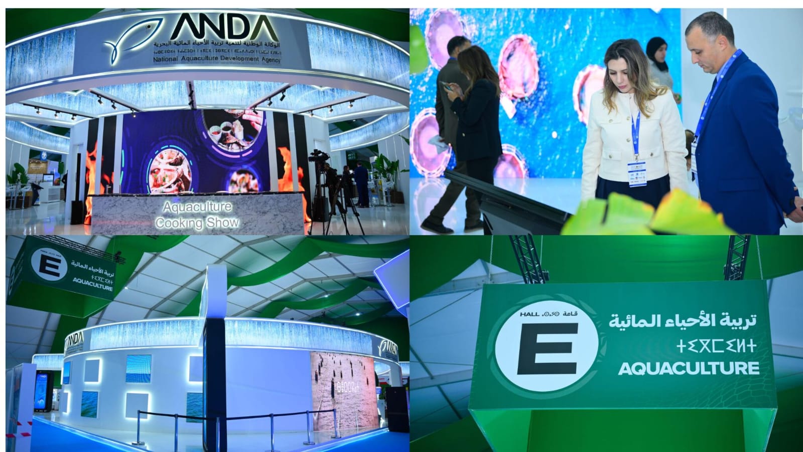 ـ حضور متميز للوكالة الوطنية لتنمية تربية الأحياء المائية البحرية في الدورة السابعة لمعرض ” أليوتيس