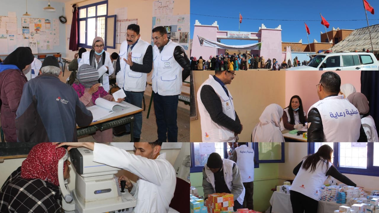 أزيد من 1000 خدمة صحية لفائدة ساكنة تلوات في إطار عملية “رعاية”