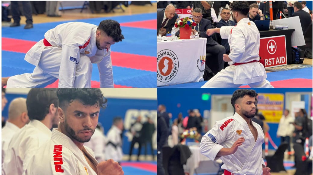 منعم معناوي يفوز بالبطولة الدولية للكراطي المقامة بولاية نيوجيرسي الأمريكية