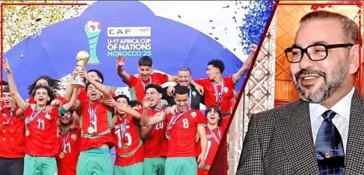 جلالة الملك يهنئ أعضاء المنتخب الوطني المغربي لكرة القدم لأقل من 17 سنة إثر فوزهم بكأس إفريقيا للأمم 2025