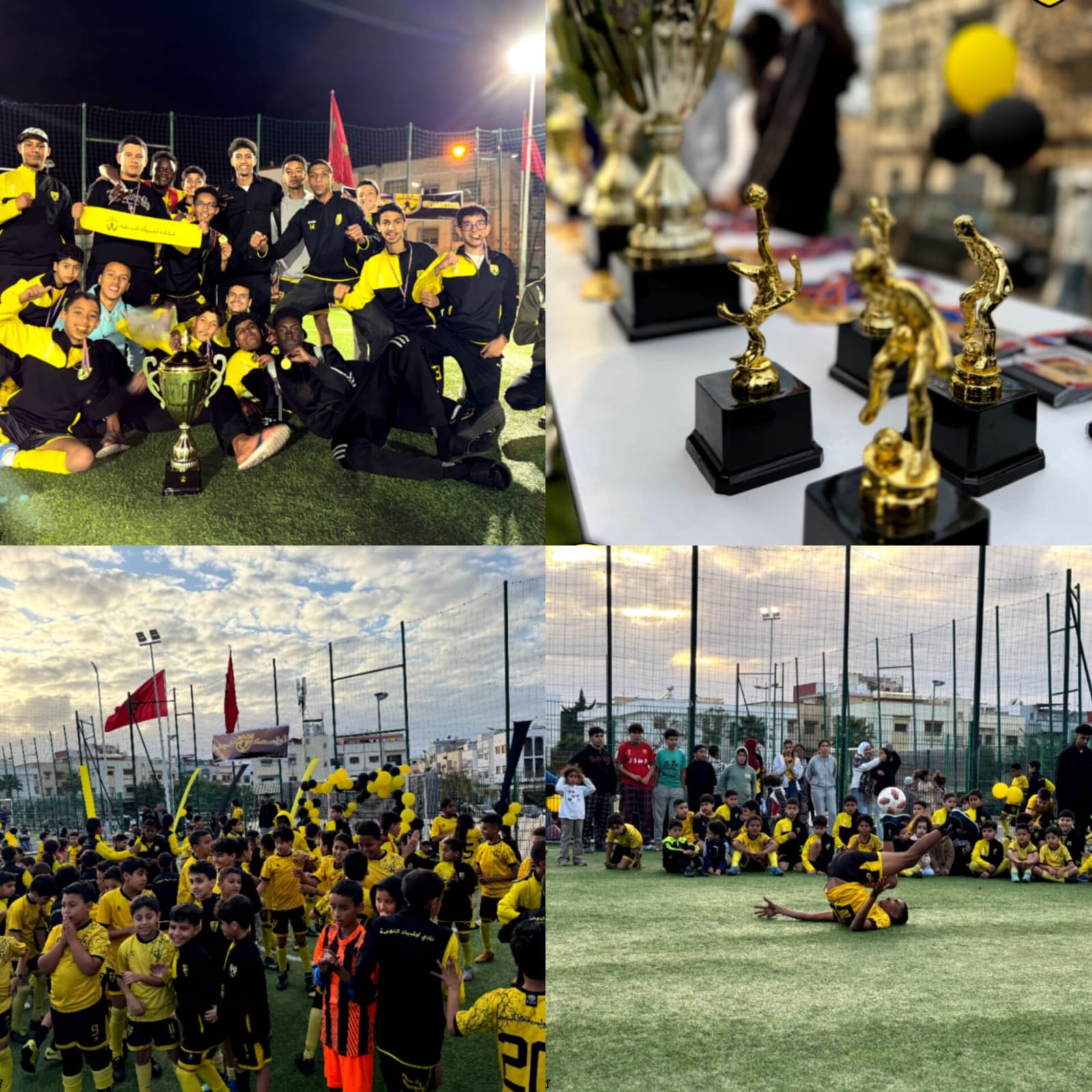 نظم نادي أولمبيك النهضة مساء يوم السبت حفلا بهيجا بملعب القرب بحي النهضة وذلك تخليدا للذكرى الثامنة لتأسيسه، و احتفاءا بالانجازات المتميزة خلال هاته السنة.