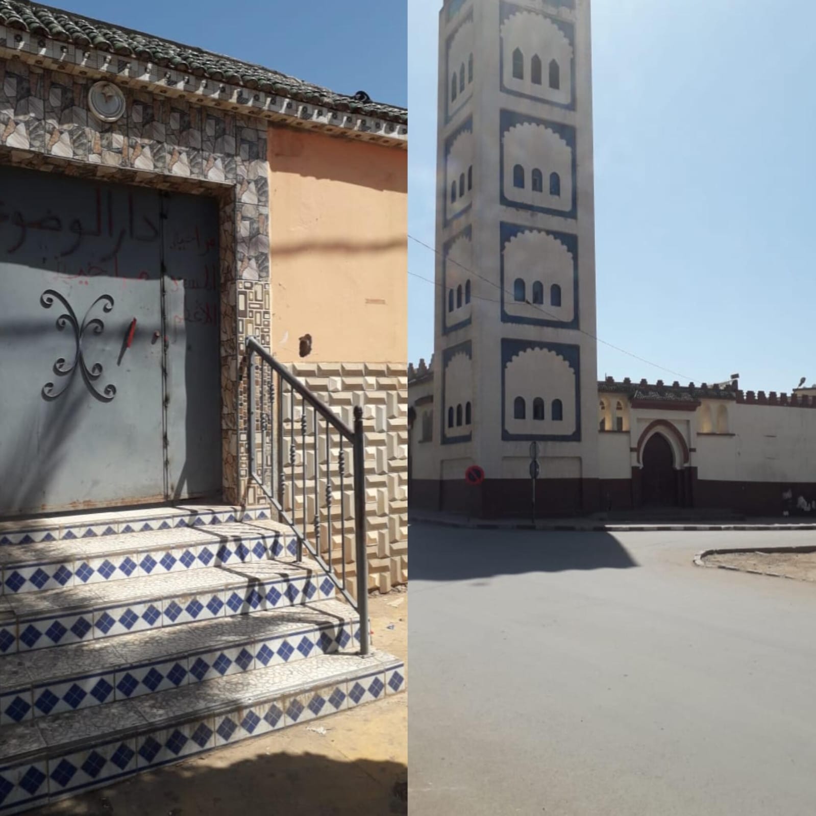 جريمة بن حمد بعد العثور على بقايا بشرية داخل مراحيض مستقلة عن المسجد…هل وزارة الداخلية ووزارة الشؤون الدينية تتخد قرار بهدم مثل هاته المراخيص…؟!