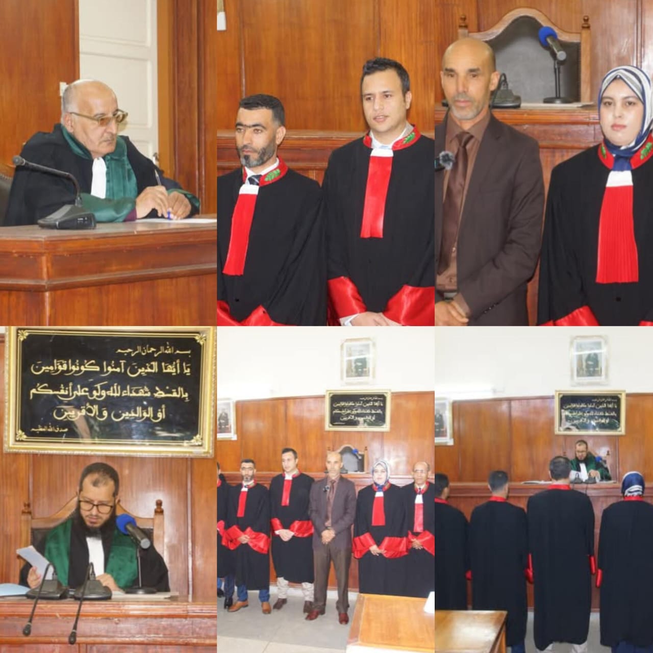 “تم اليوم الجمعة 02 ماي 2025 بالمحكمة الابتدائية بسيدي بنور، أداء اليمين القانونية من طرف المفوضين القضائيين