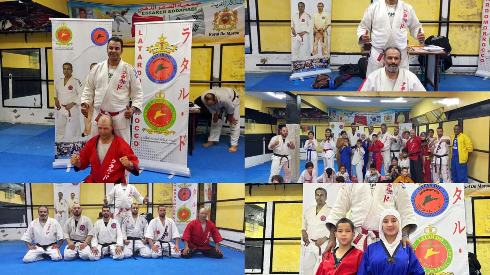 إختبار الفوج الأول من أطر رياضة لاطاردو بأنواعه لنيل الأحزمة السوداء الدرجة الأولى