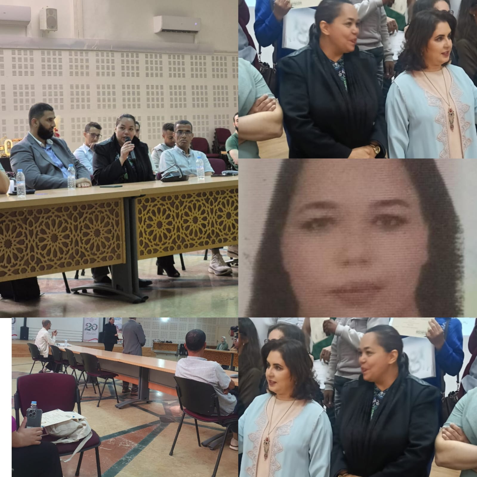 الإعلامية حفيظة فقير ضيفة شرف بعمالة أنفا بالدار البيضاء