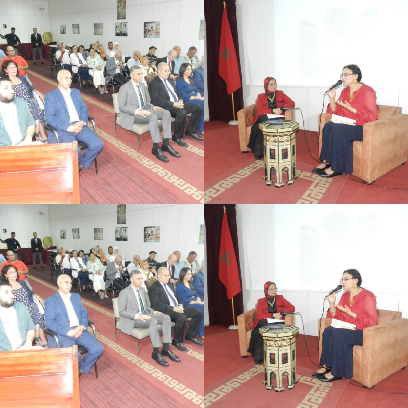 نظم المركز الثقافي المصري بالرباط مساء أمس ندوة فكرية بعنوان “تاريخ الفكر الصوفي في أعمال ريم بسيوني”