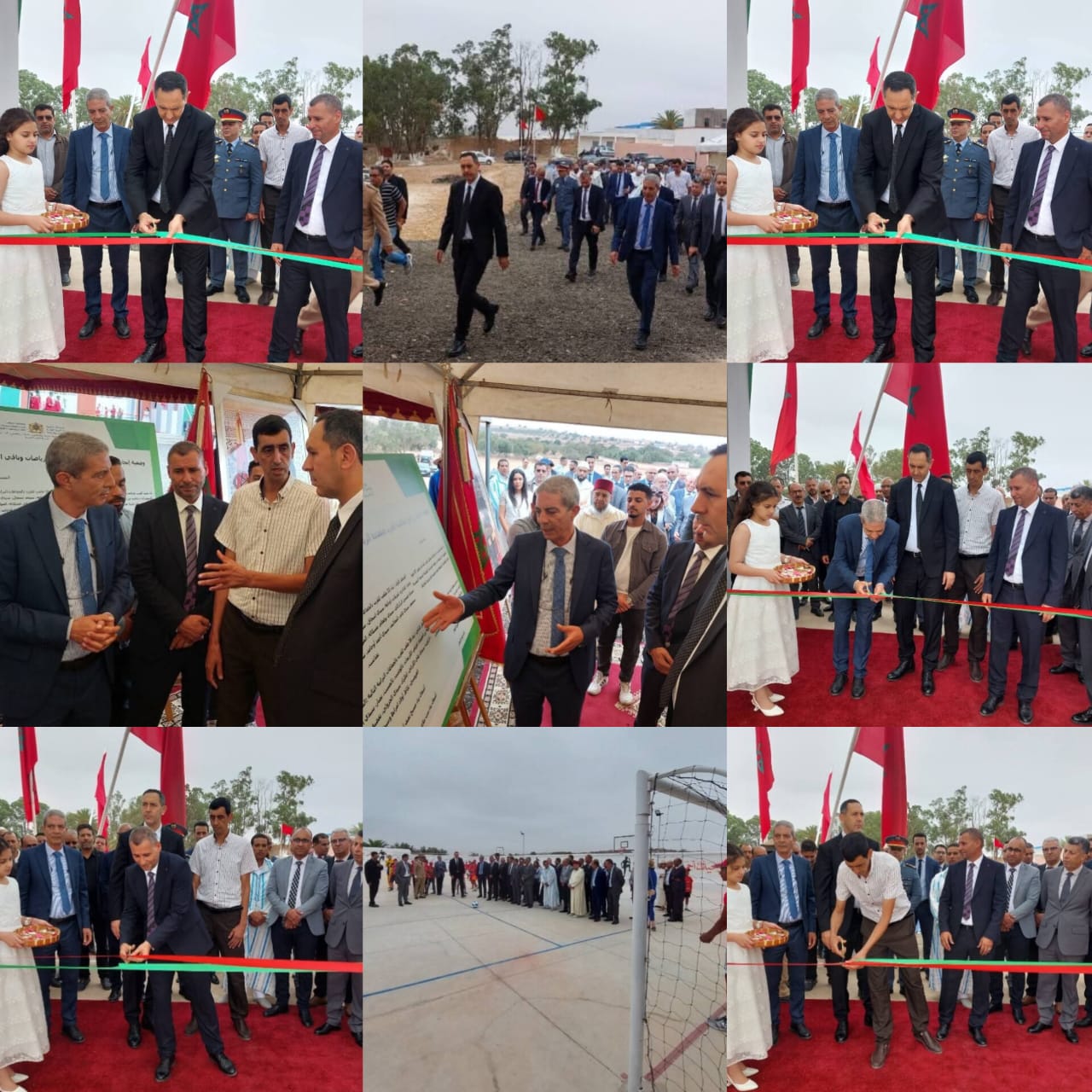 أفتتاح ملعب القرب بحد الدرى.. دينامية جديدة لتوسيع العرض الرياضي بإقليم الصويرة.