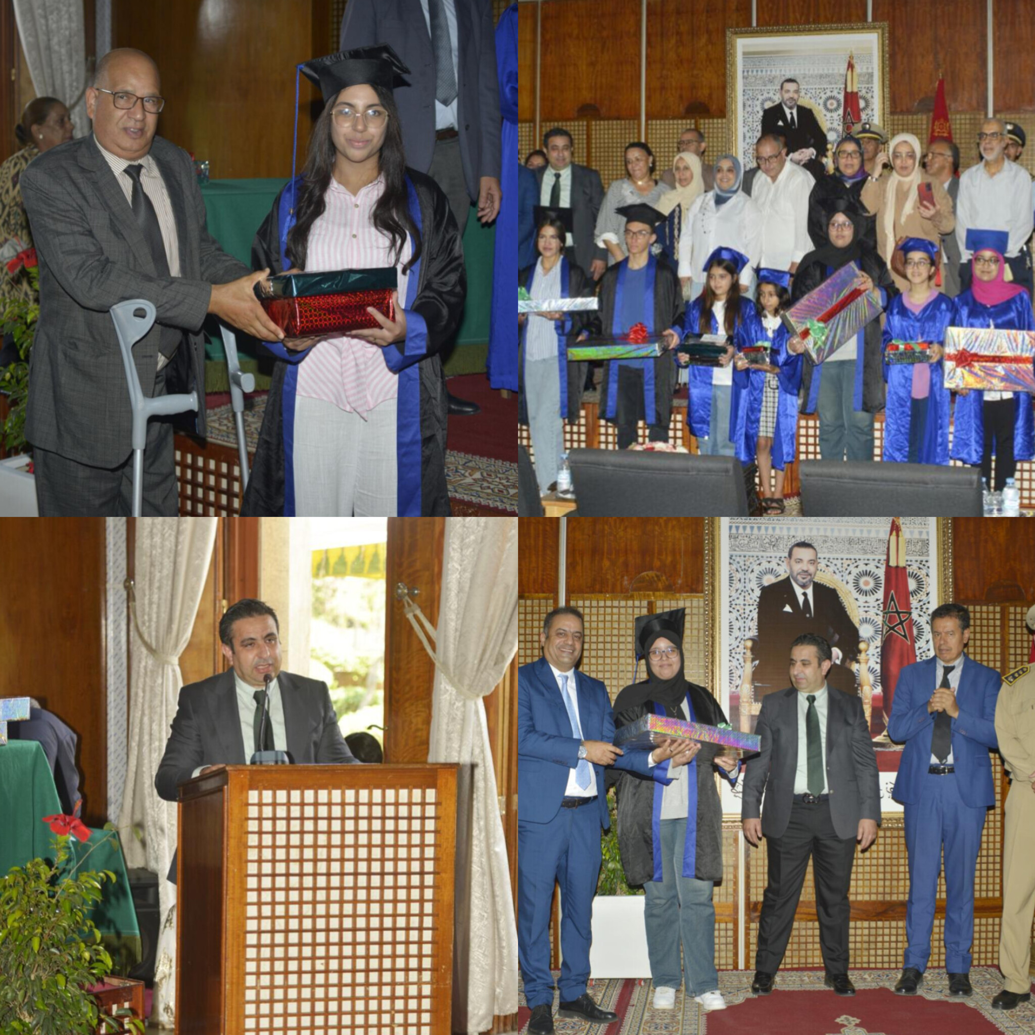 عامل عمالة مقاطعات عين السبع الحي المحمدي يترأس حفل تتويج النلاميذ المتفوقين في المستويات الإشهادية