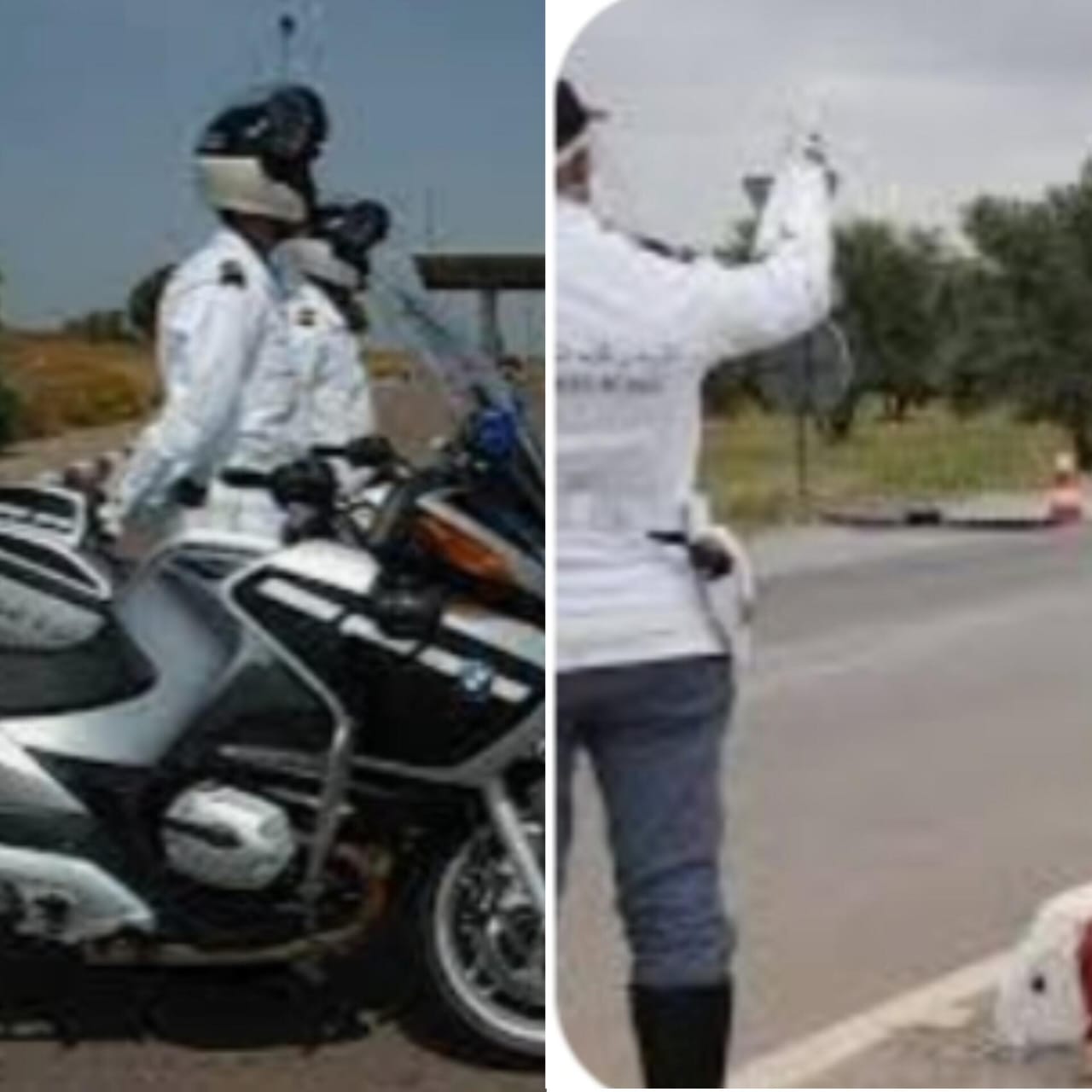 رسالة شكر وتقدير لكوكبة الدراجات النارية لرجال للدرك الملكي ببن جرير