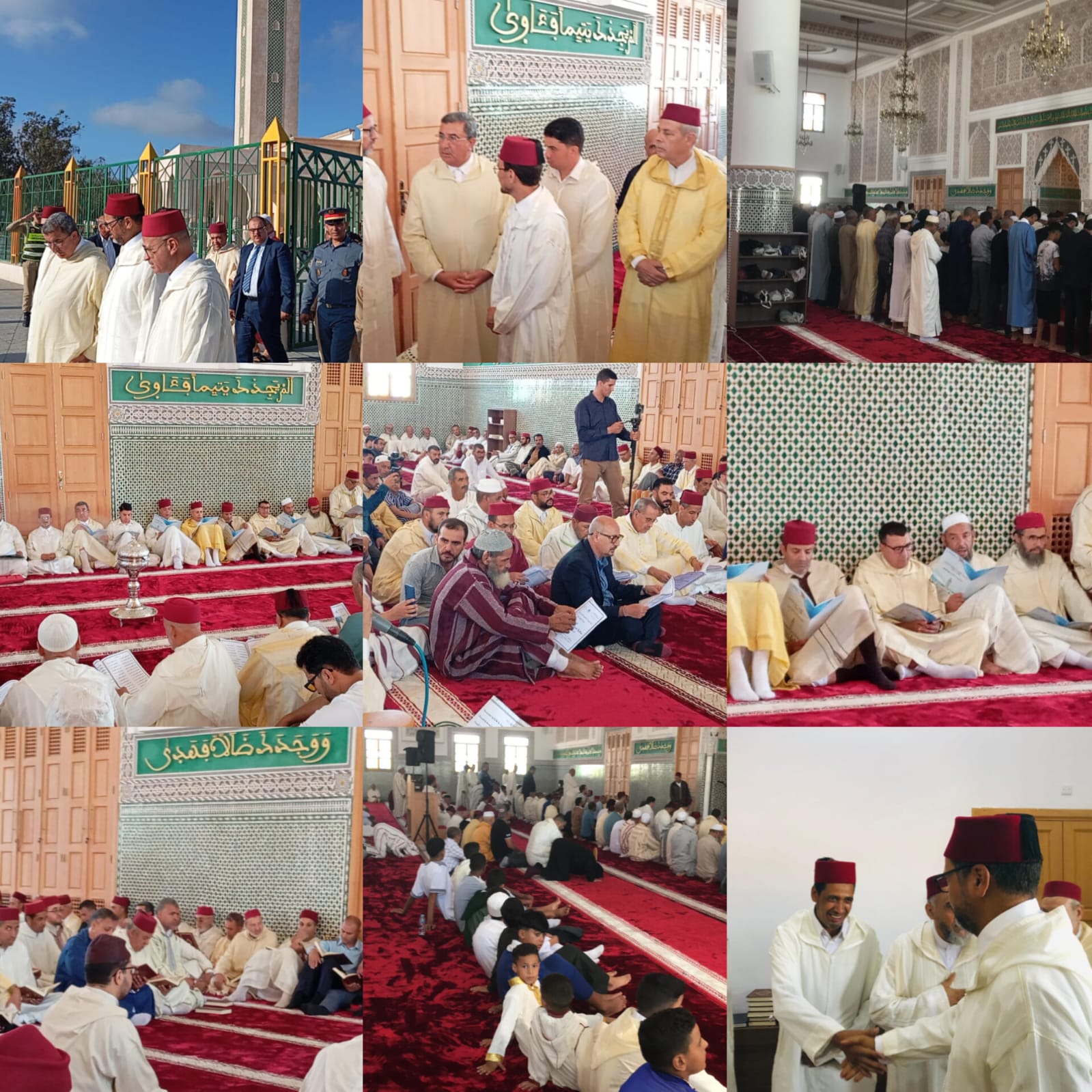 تحت إشراف السيد عامل عمالة إقليم مديونة، تم افتتاح مسجد جديد بالقرب من ملعب كرة القدم