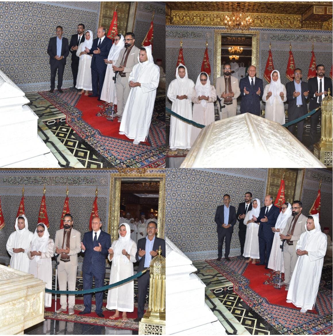 زيارة ضريح الأسرة العلوية الشريفة من طرف جمعية سفراء الخير