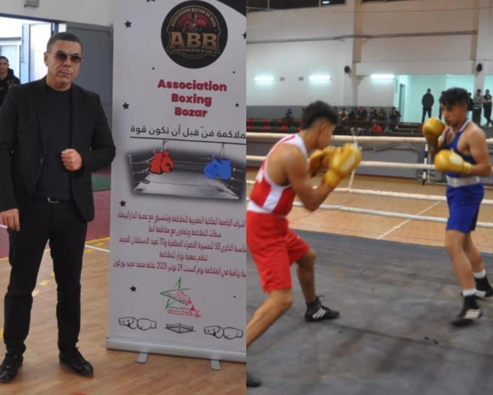 نجاح باهر لأول “Gala” للملاكمة بقيادة محمد يونس دريد بمنطقة أنفا بالدار البيضاء