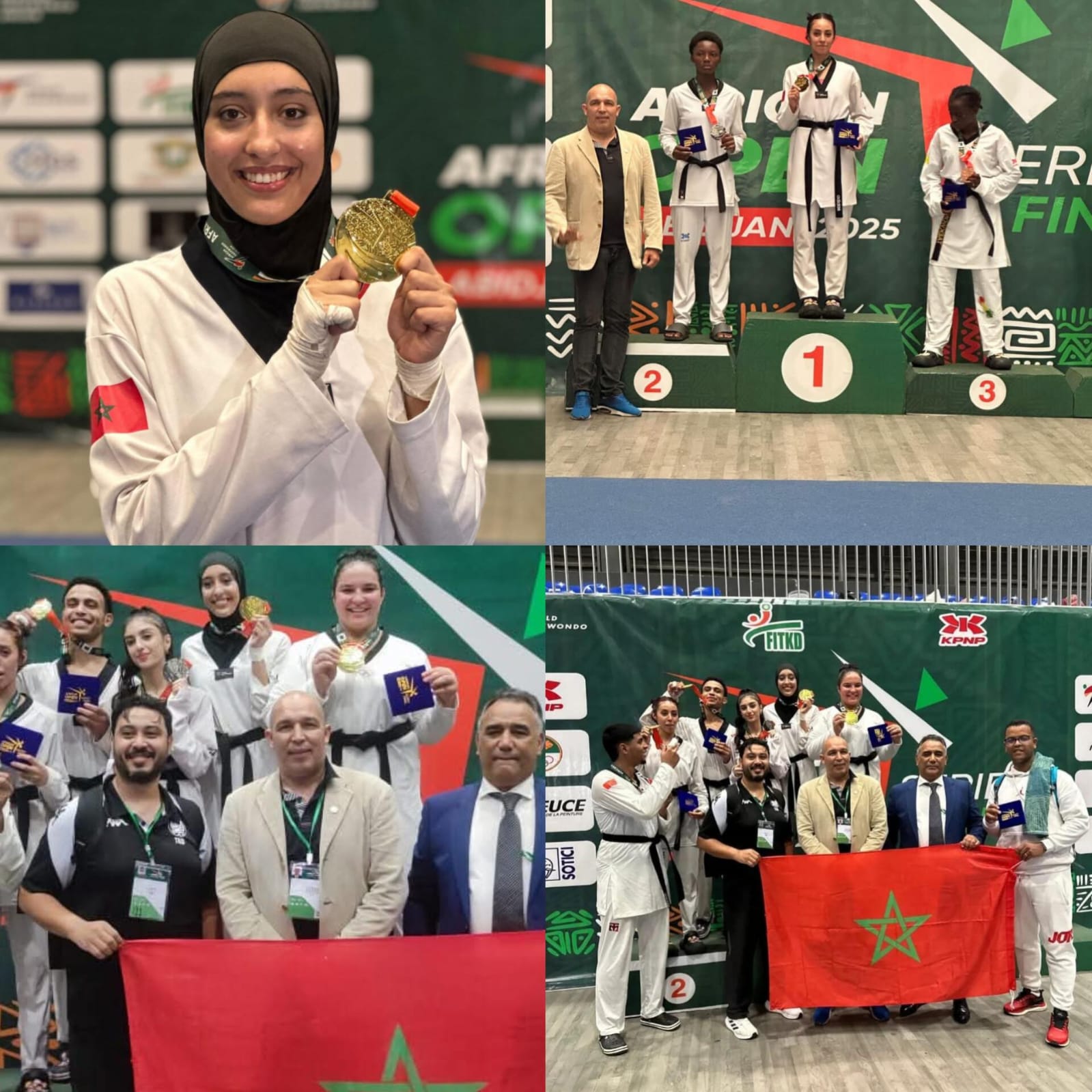 تألّق الجمعيات المغربية للتايكوندو في نهائي السلسلة الإفريقية بأبيدجان