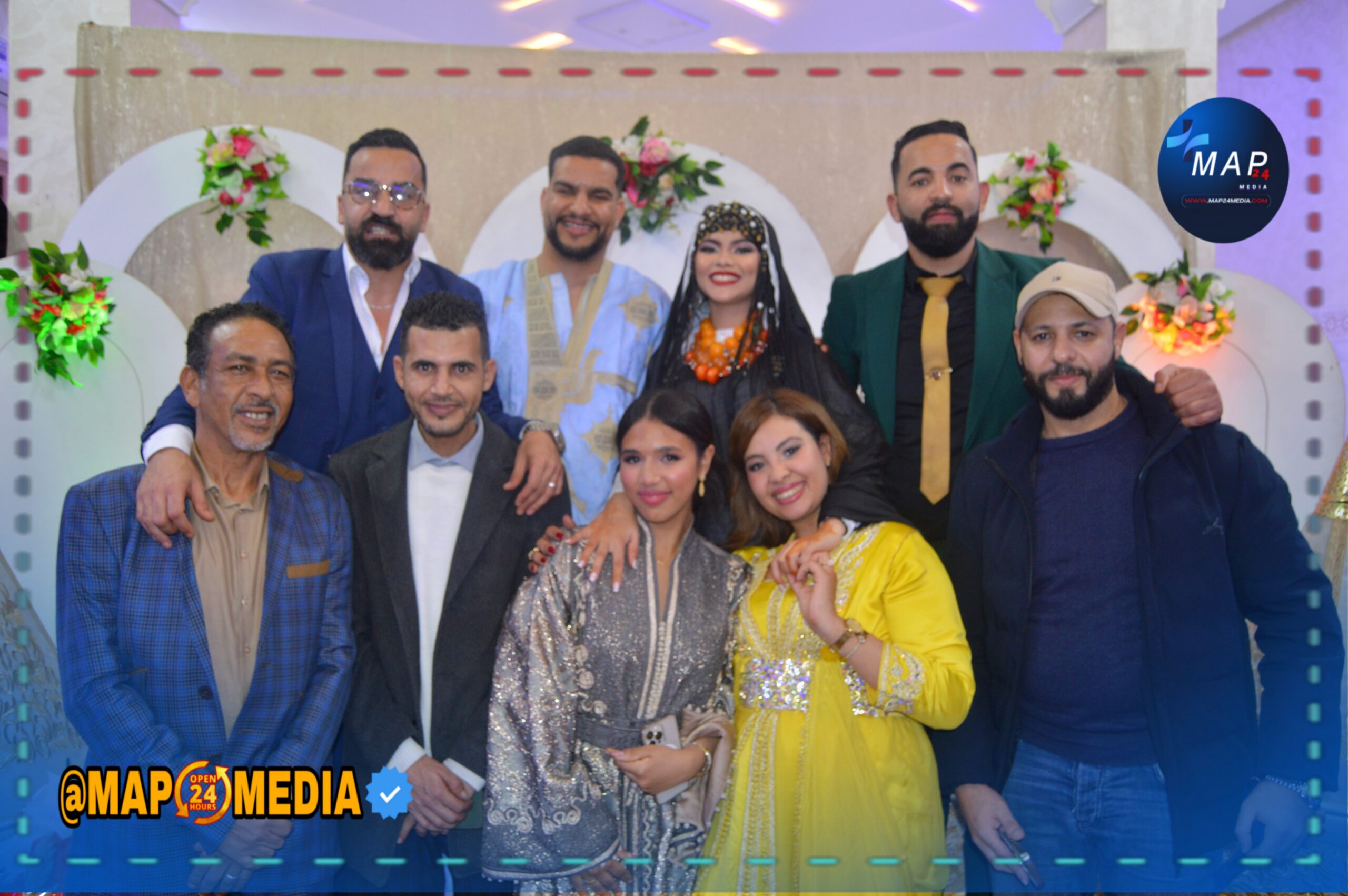 عرس “سفراء الخير”: ليلة وفاء واحتفاء بزفاف السيد إبراهيم بوتكريك والسيدة زينب الطنجي