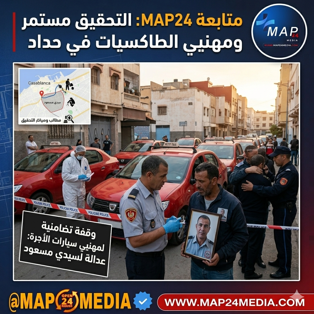 الأمن أولاً”.. مهنيو سيارات الأجرة ينتفضون عقب فاجعة سيدي مسعود